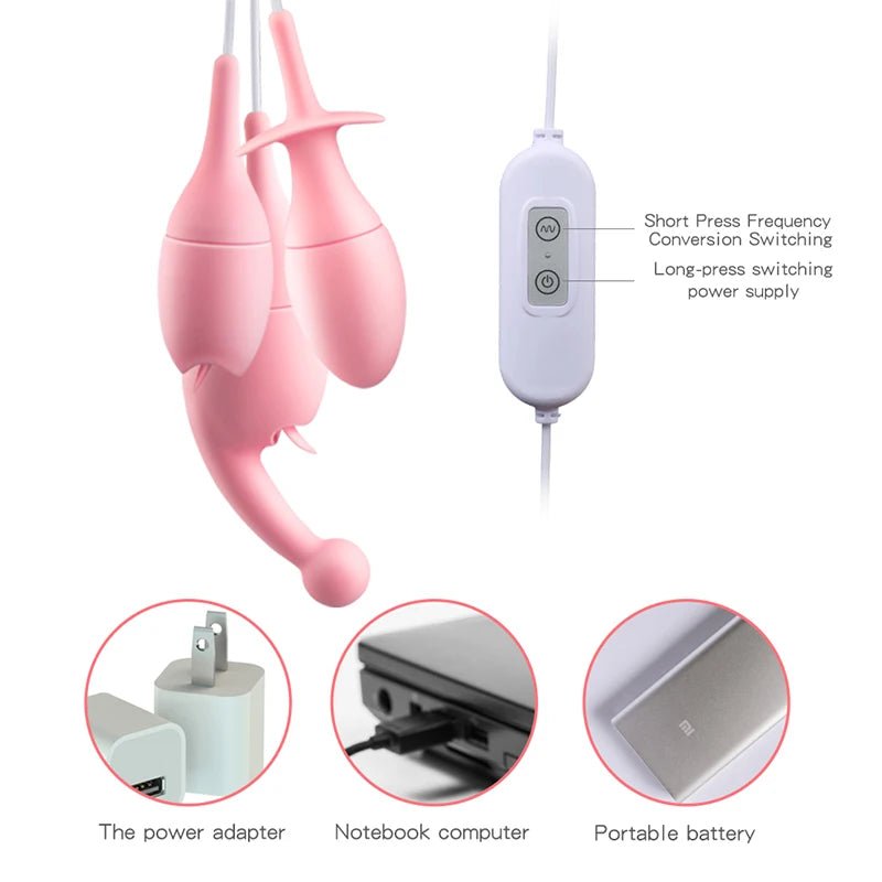 Size comparison of vibrator with scale reference