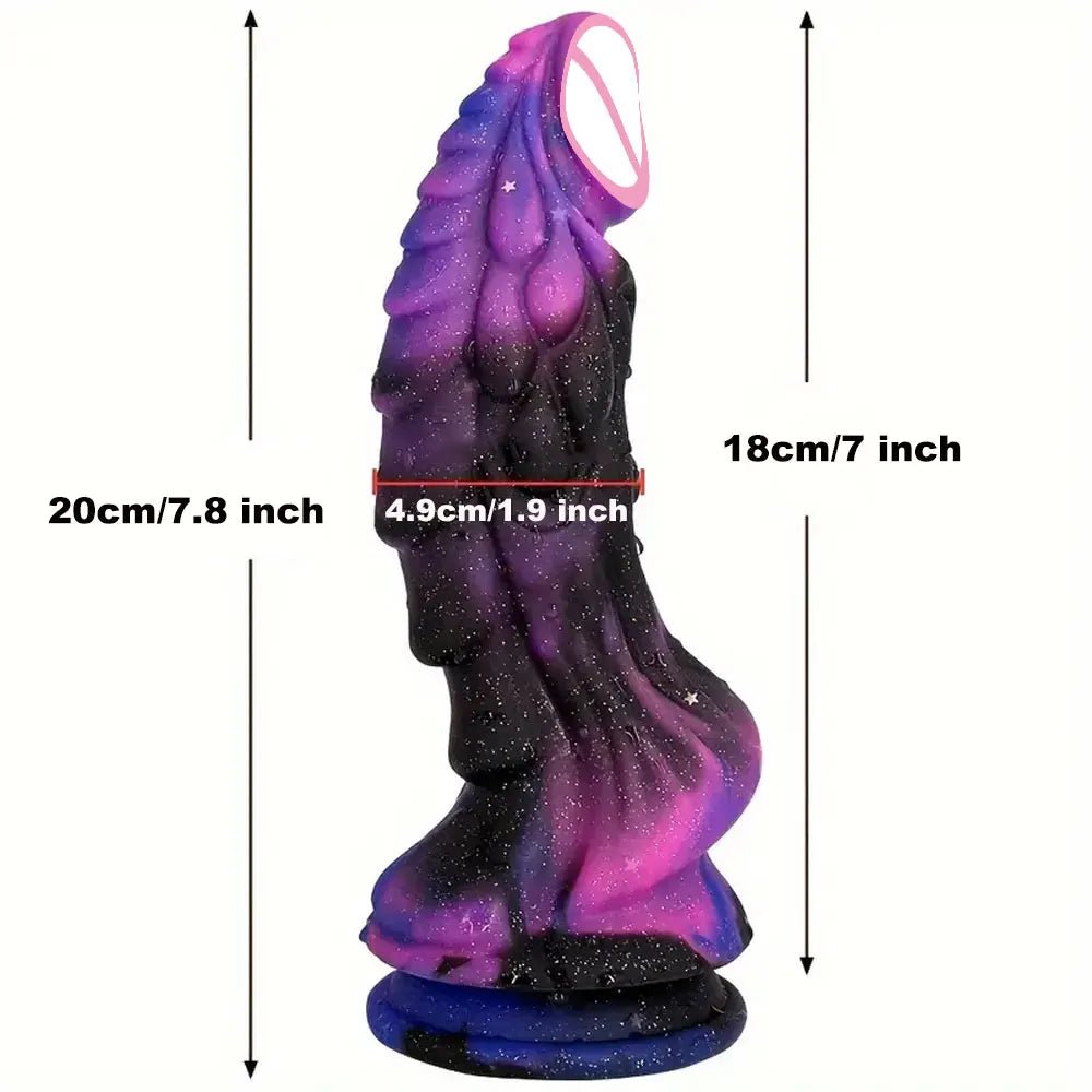 Multiple colour options for dragon fantasy silicone toy