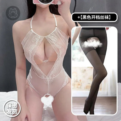 Lingerie piece shown on dress form   front view