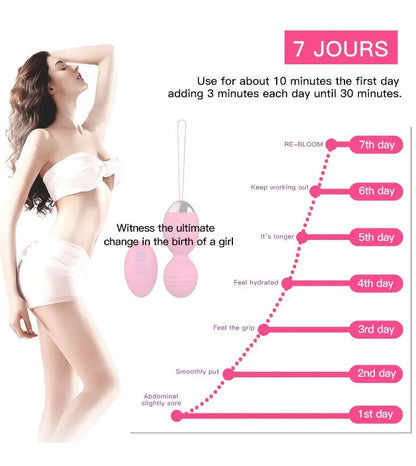 Size comparison of kegel exercise device