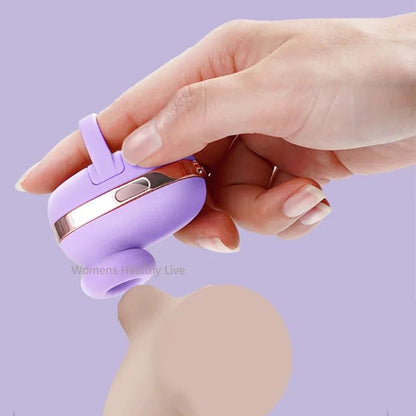 Side profile of vibrator showing shape
