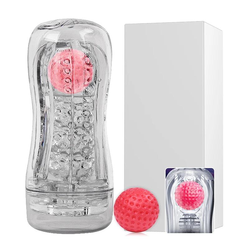 Packaging for male pleasure device