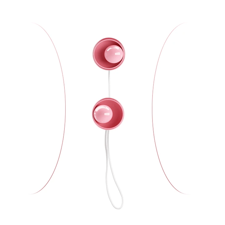 Side profile of kegel trainer showing shape