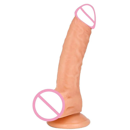Realistic adult toy   product view on white background