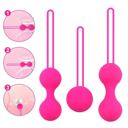 Side profile of kegel trainer showing shape