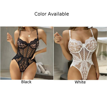 Lingerie set components laid flat