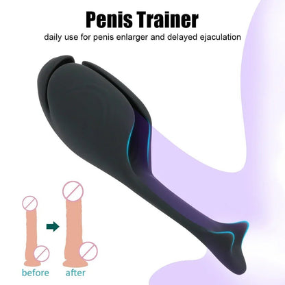 Side profile of vibrator showing shape