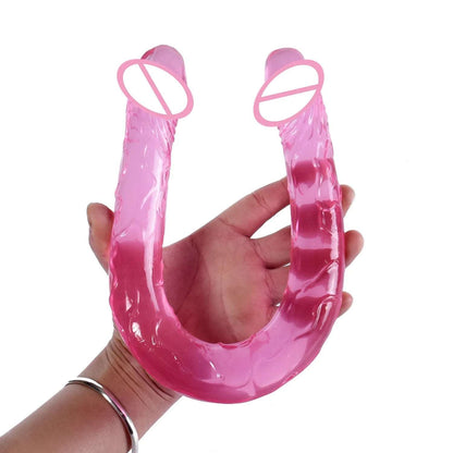 New 44 Cm Long Double Toy For Couples Wellness Exp   side profile showing product shape