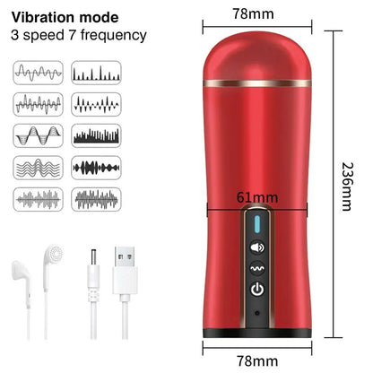 Male pleasure device   front product view