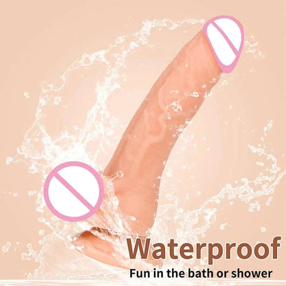 7.1 Inch Realistic Dildo Feels Like Skin Body-Safe Material G Spot Stimulator Dildos with Strong Suction Cup adult toys for Women