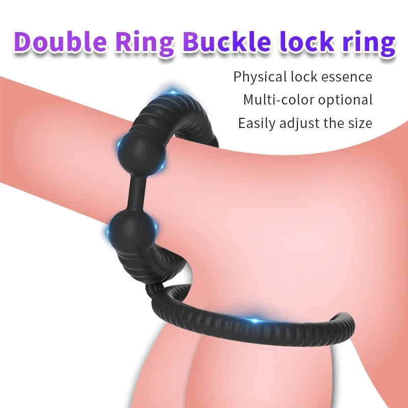 Set of rings displayed together in size order