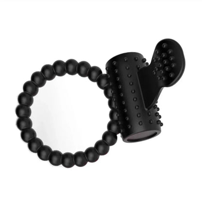 Close-up of silicone or metal ring material