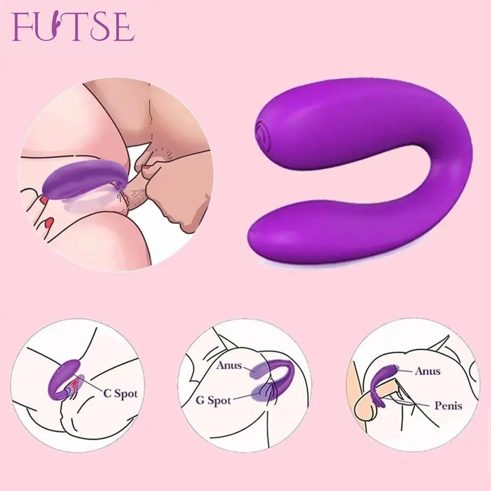 Couple Vibrator U Type Vibrator – front product view