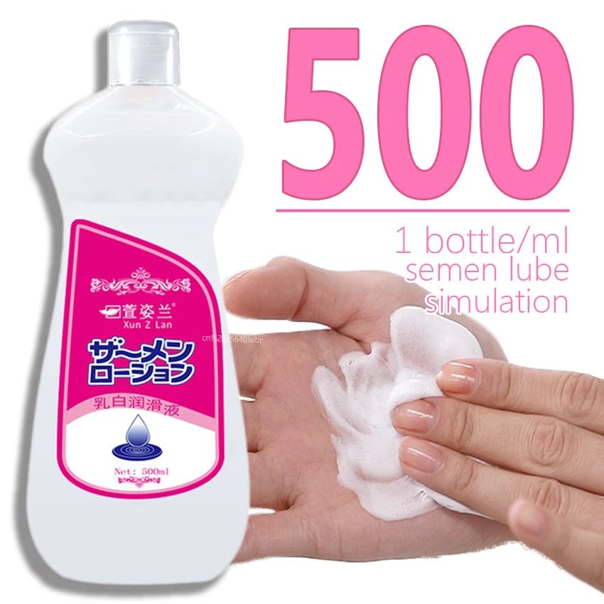 Bottle or tube of intimate lubricant   front label view
