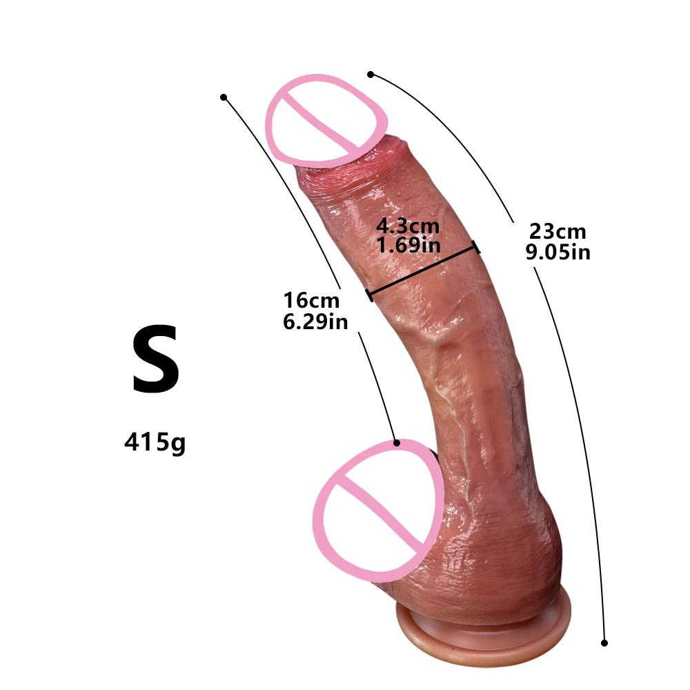 Multiple size options for adult toy