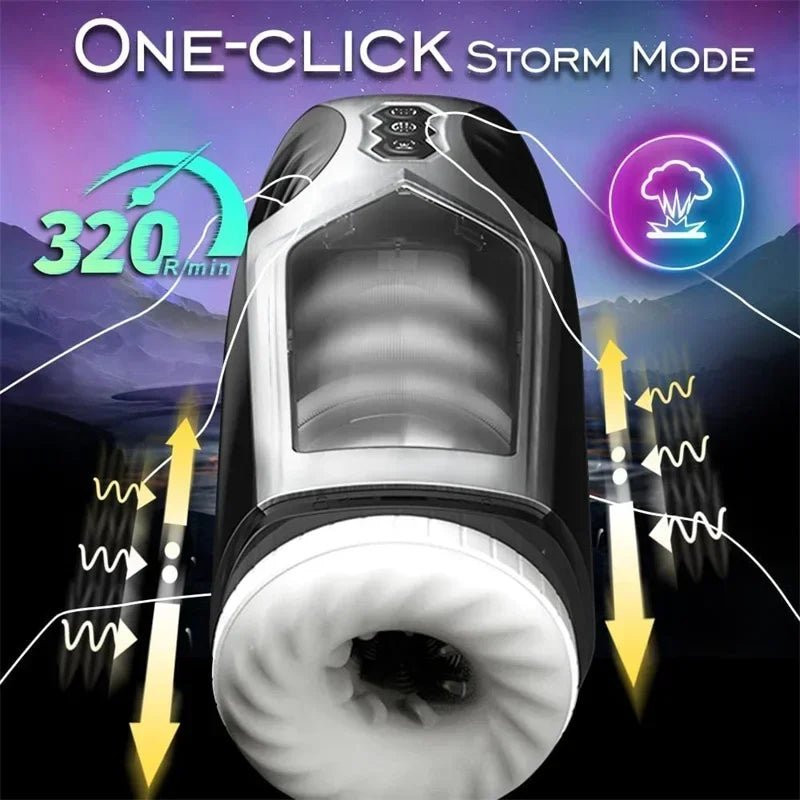 Male pleasure device   front product view