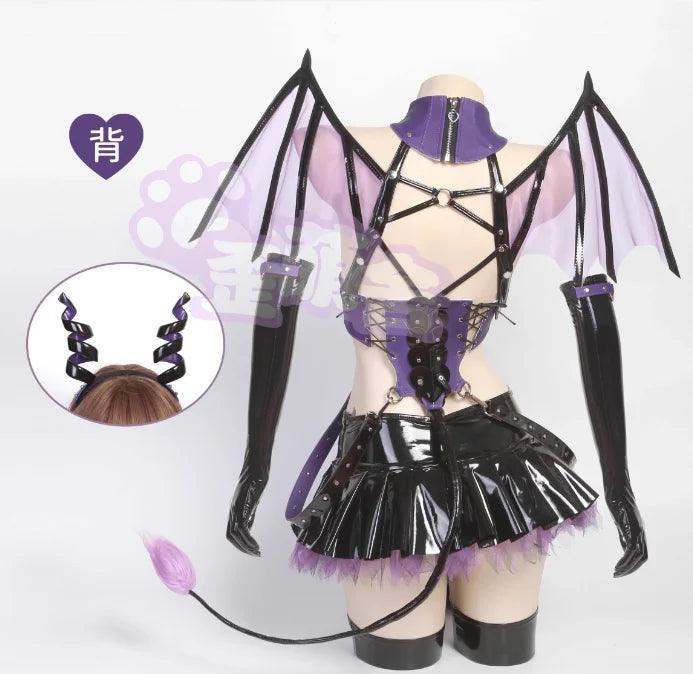 Lingerie set components laid flat