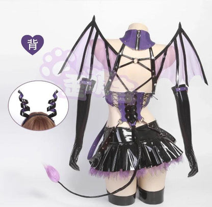 Lingerie set components laid flat
