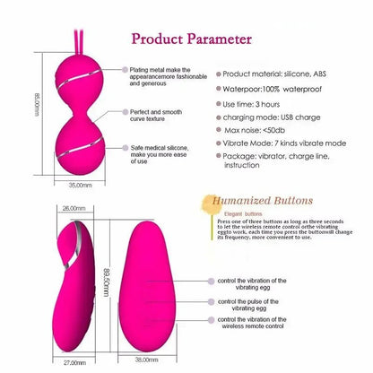 Colour and material options for kegel trainer