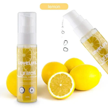 Flavour or scent variants of lubricant