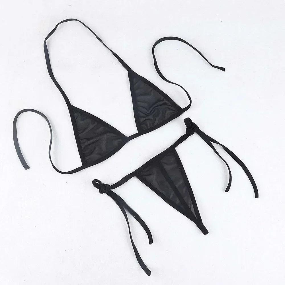 Rear view of lingerie showing back design