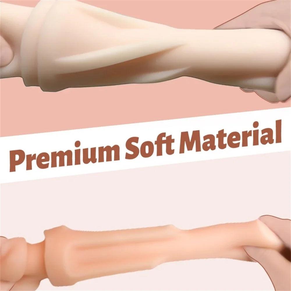Side profile of male pleasure device