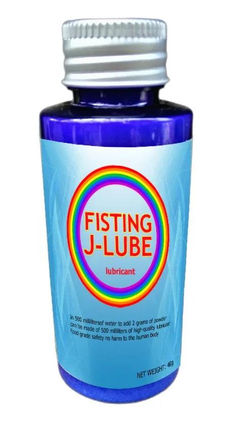 Lifestyle or context shot of fisting j-lube concentrated gel oil for ultimate pleasure