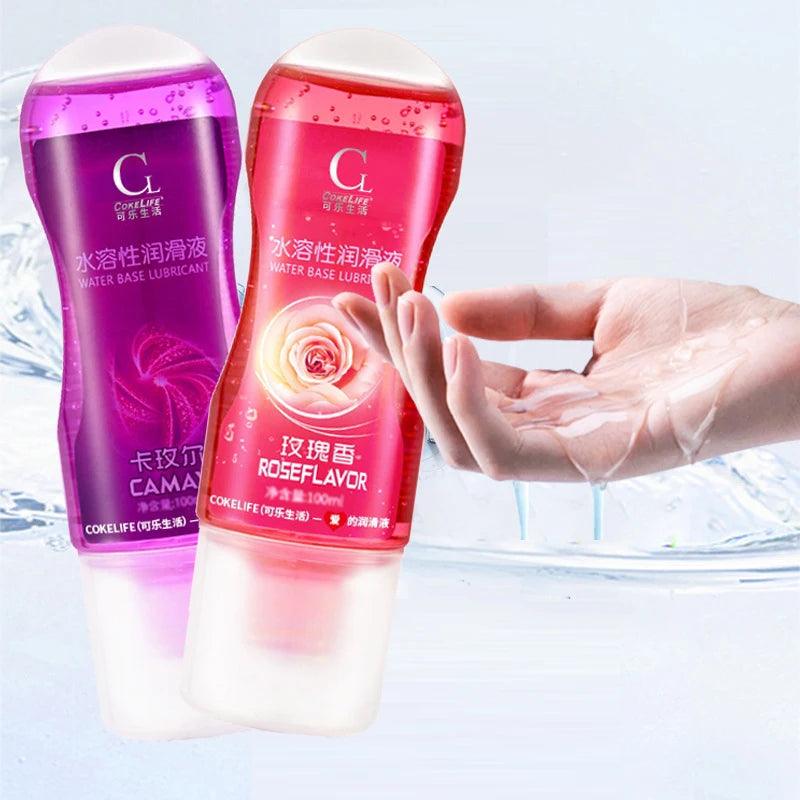 Bottle or tube of intimate lubricant   front label view