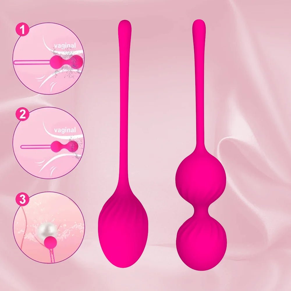 Size comparison of kegel exercise device