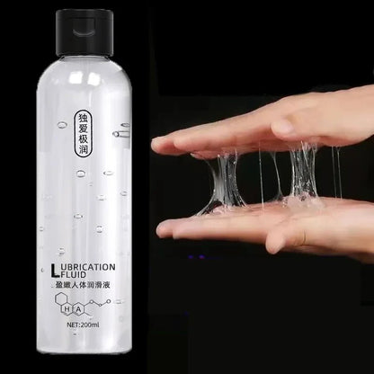 Bottle or tube of intimate lubricant   front label view