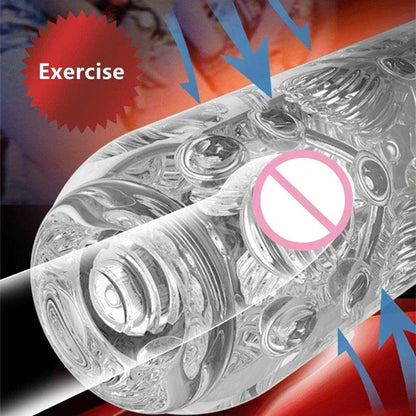 Side profile of male pleasure device