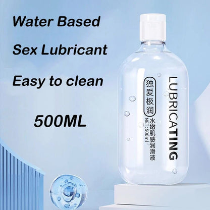 Bottle or tube of intimate lubricant   front label view