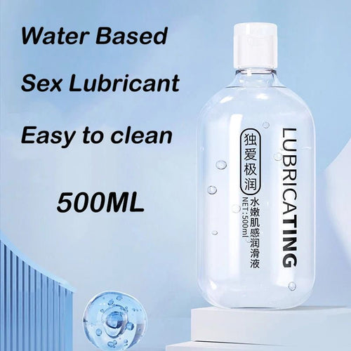 Bottle or tube of intimate lubricant   front label view
