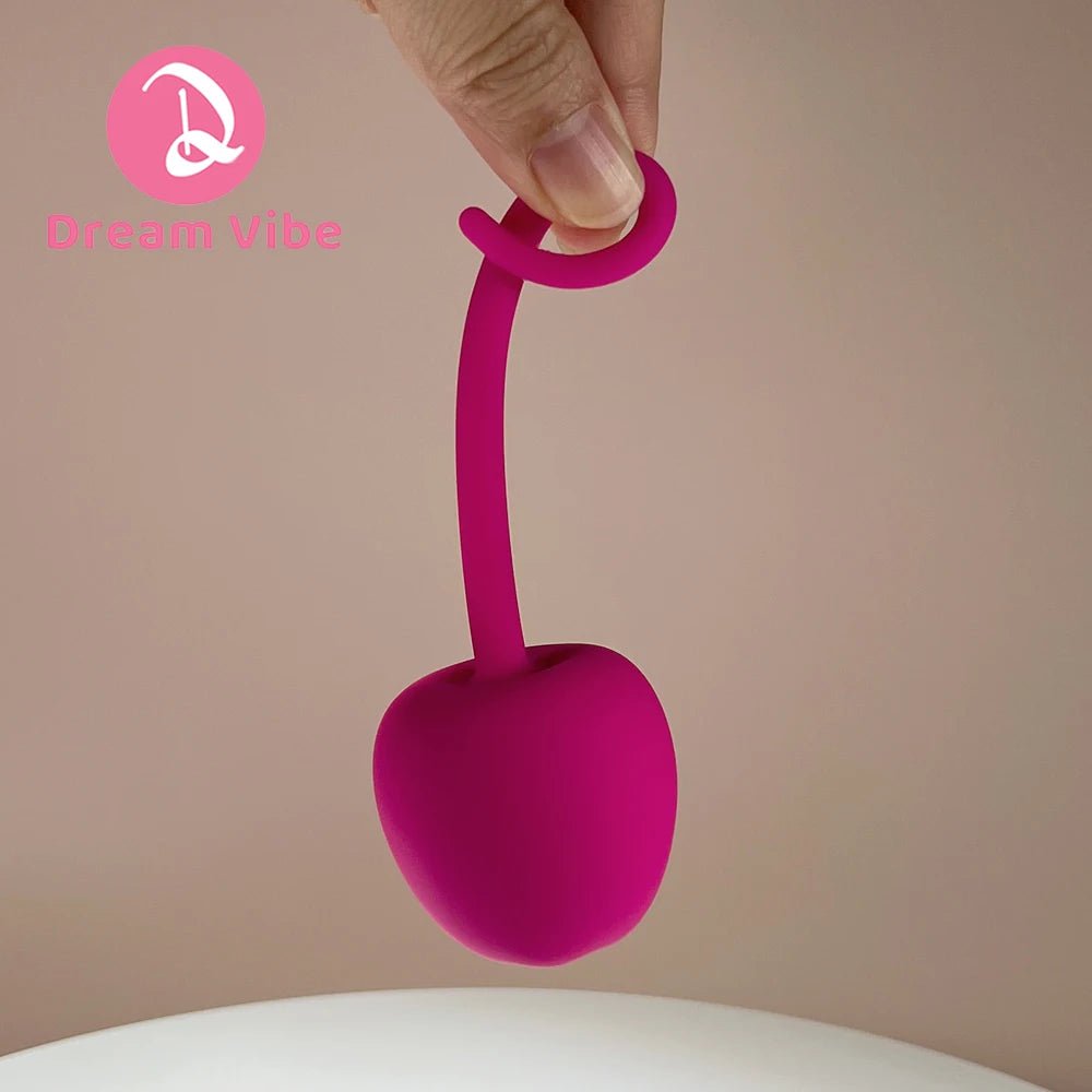 Side profile of kegel trainer showing shape