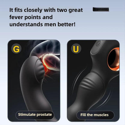 Size comparison of vibrator with scale reference