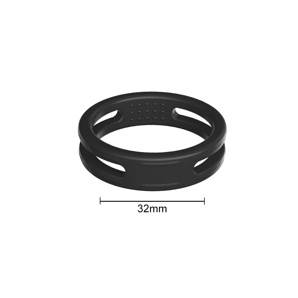 Charging port detail on vibrating ring