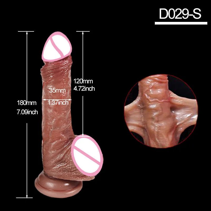 Colour and variant options available for spuer bigger realistic silicone layer toy with suction cup