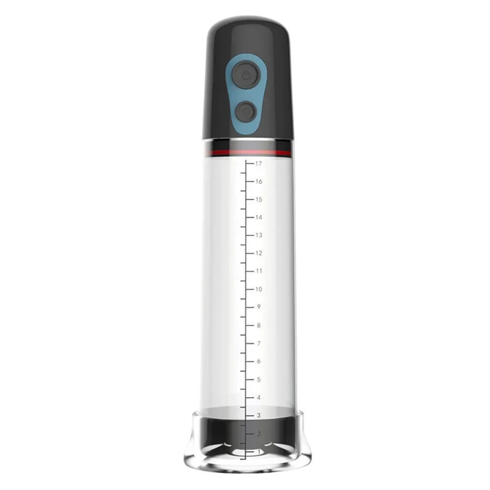 Clear cylinder showing size