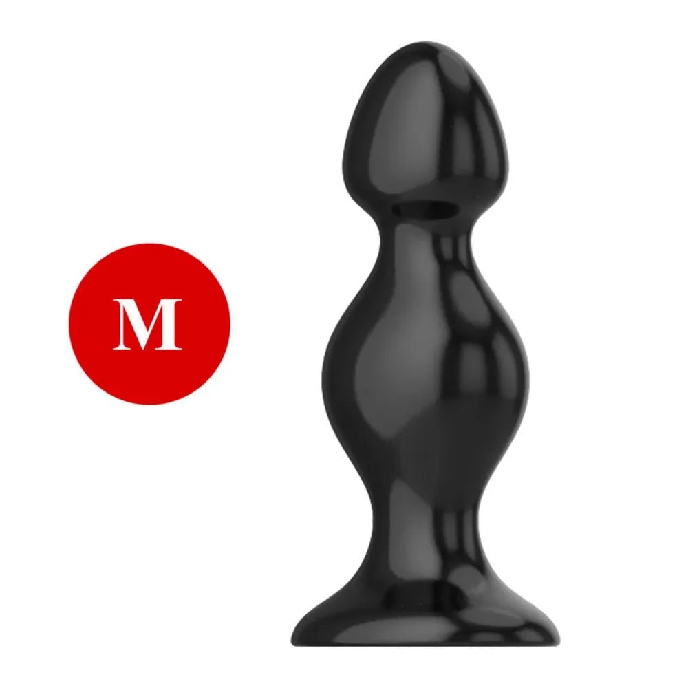 Overhead flat-lay of adult plug