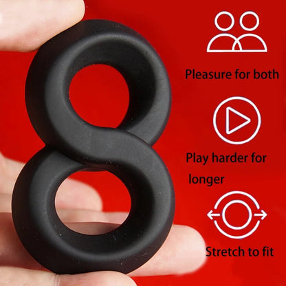 Side profile of tugger balls stretcher dual support device for pleasure showing shape and proportions