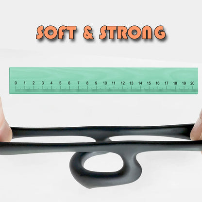 Set of rings displayed together in size order