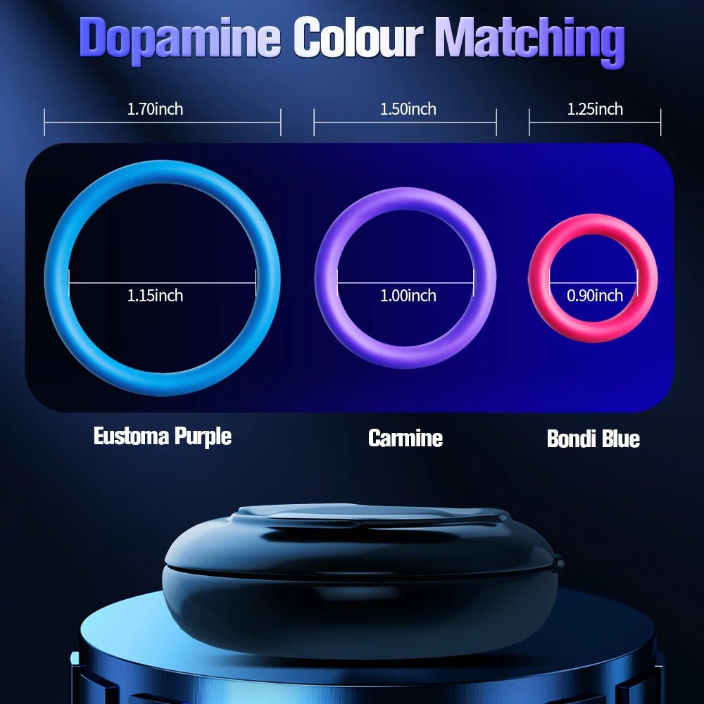 Close-up of silicone or metal ring material