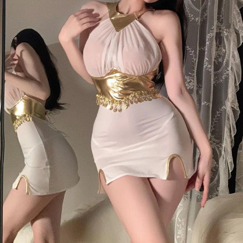 Rear view of lingerie showing back design