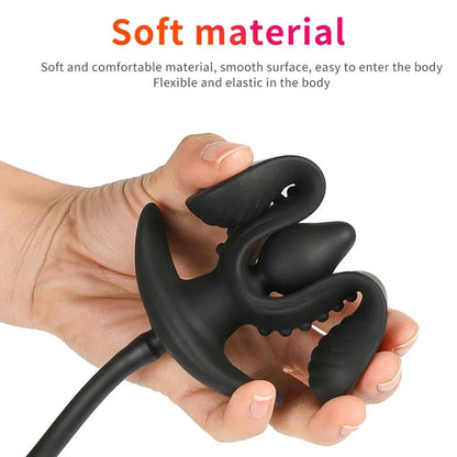 Close-up of silicone or metal material surface