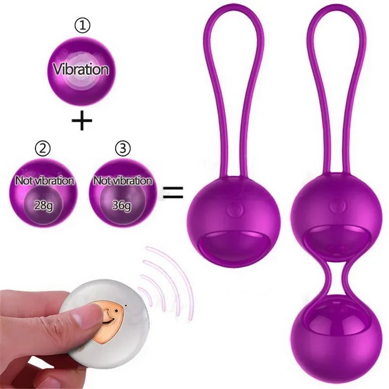Kegel exercise device   front product view