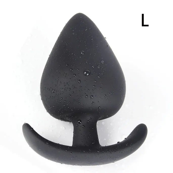 Full overhead view of large silicone plug