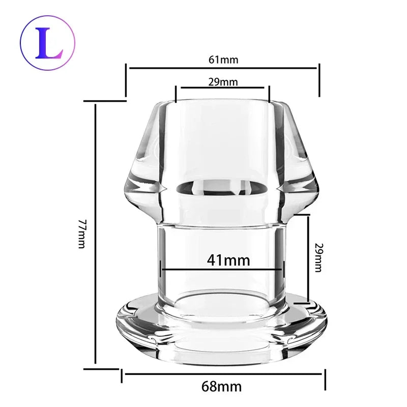 Overhead flat-lay of adult plug