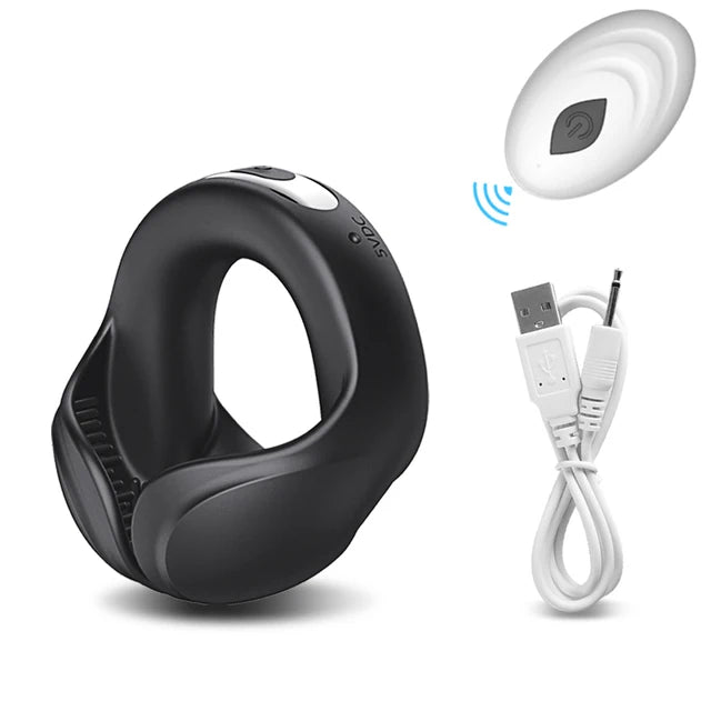 Charging port detail on vibrating ring