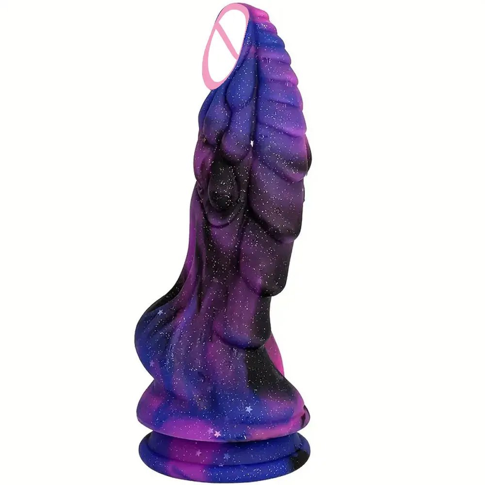 Close-up of dragon scale texture on fantasy adult toy