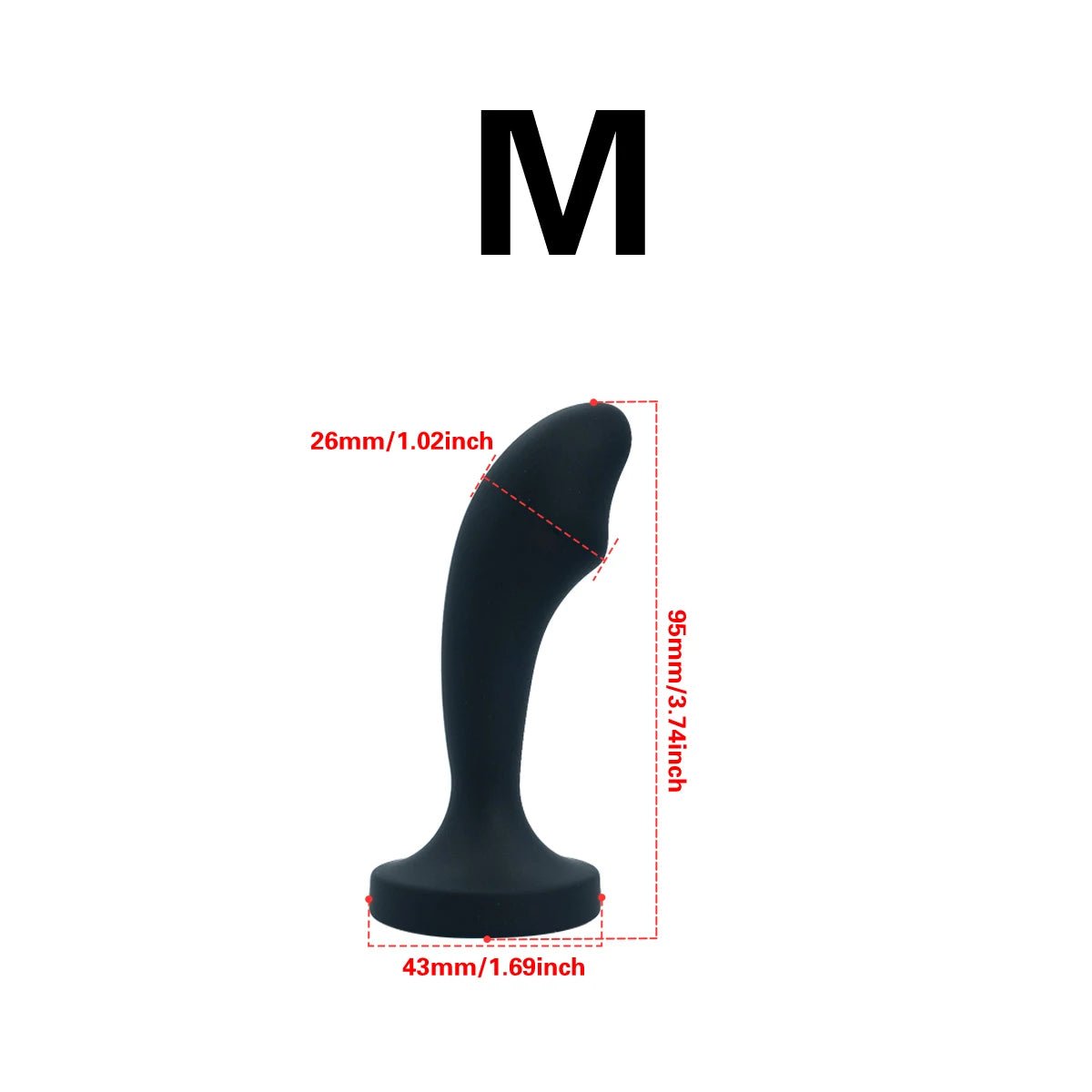 Full product view of gem-base silicone plug